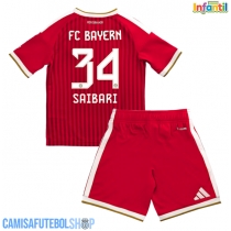 Camisa de time de futebol Bayern Munich Ismael Saibari #34 Replicas 1º Equipamento Infantil 2026-27 Manga Curta (+ Calças curtas)